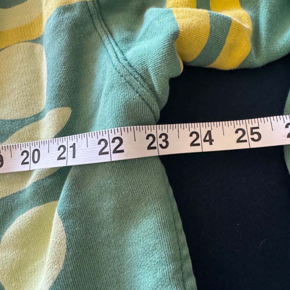 Green &Yellow FREE PEOPLE MOVEMENT Sweatshirt- soft comfy cozy/like NEW💚💛zoom in - Picture 2 of 12
